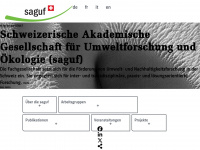 saguf.ch Webseite Vorschau