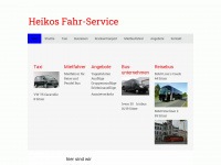 heikos-fahrservice.de Webseite Vorschau