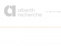 alberth-recherche.com Webseite Vorschau