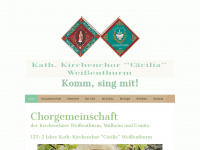 kirchenchor-weissenthurm.de Webseite Vorschau