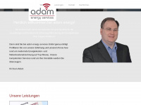 adam-energy.de Webseite Vorschau
