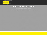 radon-beseitigen.de Webseite Vorschau
