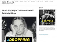 name-dropping.com Webseite Vorschau