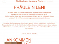 fraeulein-leni.com Webseite Vorschau