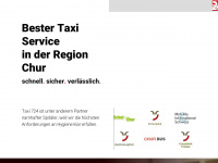 taxi724.ch Webseite Vorschau