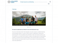 klimadynamik.univie.ac.at Webseite Vorschau