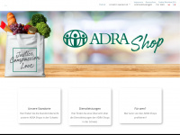 adra-shop.ch Webseite Vorschau