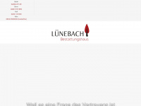 bestattungshaus-luenebach.de Webseite Vorschau