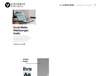 visionic-design.at Webseite Vorschau
