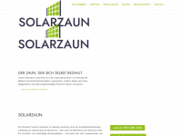 solarzaun-saar.de Webseite Vorschau