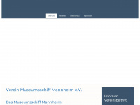 raddampfer-mannheim.de Webseite Vorschau