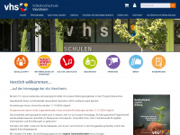 vhs-viernheim.de Webseite Vorschau