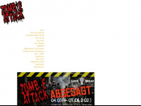 zombie-attack.de Webseite Vorschau