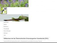 entomologie.org Webseite Vorschau