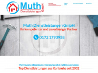 muth-dienstleistungen.de Webseite Vorschau
