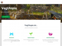 vegutopia.de Webseite Vorschau