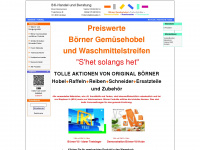 boerner-gemuesehobel.ch Webseite Vorschau