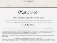 goethe-musik-shop.de Webseite Vorschau