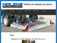 holzke-anhaenger.de Webseite Vorschau