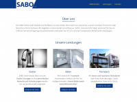 sabo-gmbh.com Webseite Vorschau