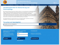 restaurierung-handwerk.de Webseite Vorschau