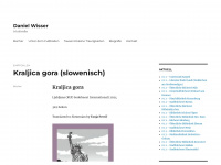 danielwisser.net Webseite Vorschau
