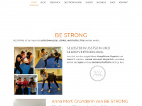 be-strong.ch Webseite Vorschau