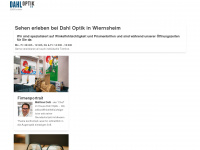 dahl-optik.de Webseite Vorschau