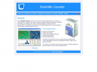 scientific-counter.de Webseite Vorschau