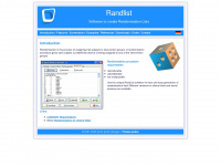 randomisation.eu Webseite Vorschau