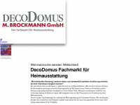 decodomus-brockmann.de Webseite Vorschau
