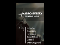 wabro-events.de Webseite Vorschau