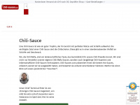chili-saucen.com Webseite Vorschau