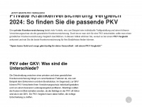 pkv-vergleich.billige-kfz-versicherung.org Webseite Vorschau