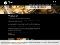 tanis.at Webseite Vorschau