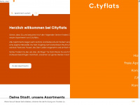 cityflats.ch Webseite Vorschau