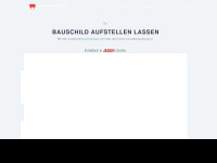 das-bauschild.com Webseite Vorschau