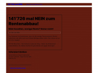 rentenabbau.ch Webseite Vorschau