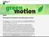 green-motion.org Webseite Vorschau