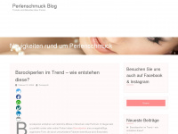 perlenschmuck-blog.de Webseite Vorschau