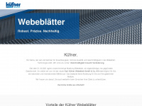 kuefner-webeblatt.de Webseite Vorschau