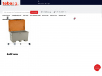 shop.teboag.ch Webseite Vorschau