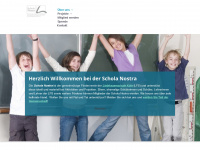 schola-nostra.de Webseite Vorschau