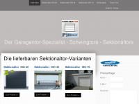 garagentor-spezialist.jimdo.com Webseite Vorschau