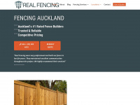 realfencing.co.nz Webseite Vorschau