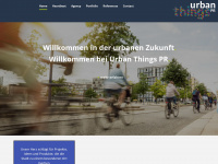 urban-things-pr.de Webseite Vorschau