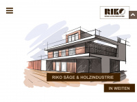 riko-holzindustrie.at Webseite Vorschau