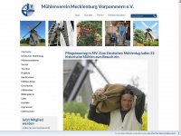 muehlenverein-mv.de Webseite Vorschau