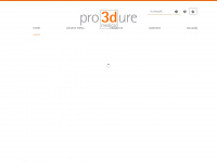 pro3dure.com Webseite Vorschau
