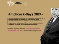hitchcock-days.de Webseite Vorschau